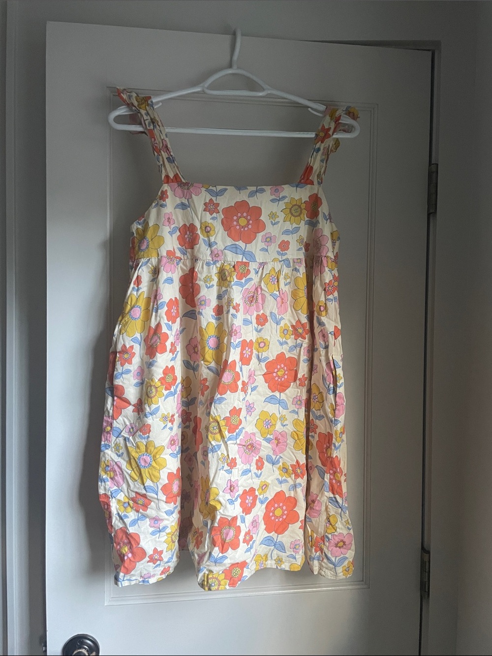 Floral Sundress with Bright Flower Print